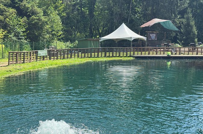 A Relaxing Day of Fishing and Fresh BBQ - Outdoor yard games and mini boat rides, the fun after fishing
