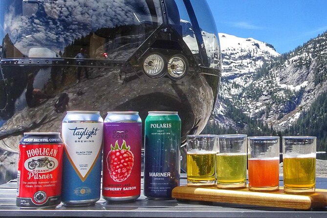 Backcountry Beer Tasting Heli-Tour & Landing (Depart SKY Hangar) - The 1-hour structure: flight time, landing time, and the small-group pace
