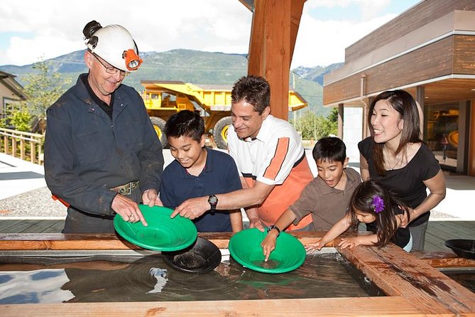 Britannia Mine Museum General Admission - Gold Panning Pavilion: the hands-on part you actually get to take home