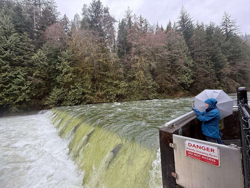 Capilano Br+Grouse Mtn+Dam+Lake&Hatcher/5in1/Small Group/Car - Cleveland Dam: engineering views with a real sense of scale