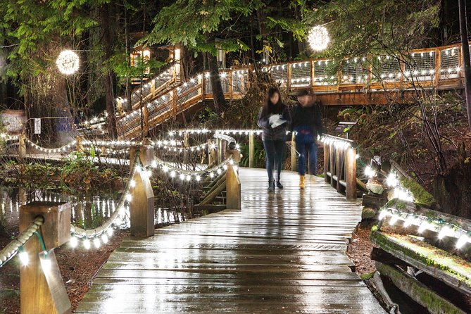 Explore Vancouver City & Capilano Suspension Bridge Canyon Lights - Lions Gate Bridge crossing: the photo moment before Capilano