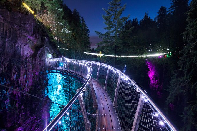 Explore Vancouver City & Capilano Suspension Bridge Canyon Lights - Capilano Suspension Bridge Canyon Lights: what to do with 1.5 hours