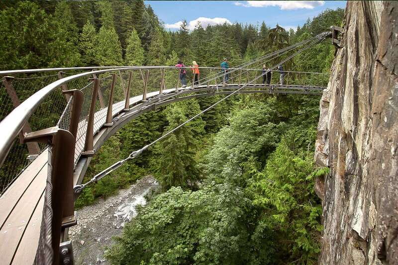 From Vancouver: Capilano Suspension Bridge & Grouse Mountain - Capilano River fish hatchery, 40 minutes that makes the rest click