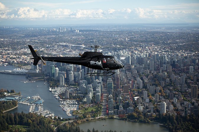Pre/Post Cruise Helicopter Vancouver City Tour with Hotel Pickup - Stanley Park from above: 1,001 acres you can actually understand