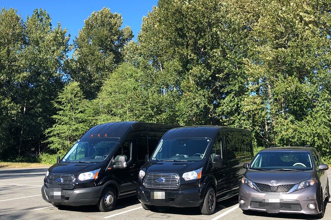 Private Transfer Whistler to/from Vancouver One Way - Price and value: how $373.39 per group makes sense