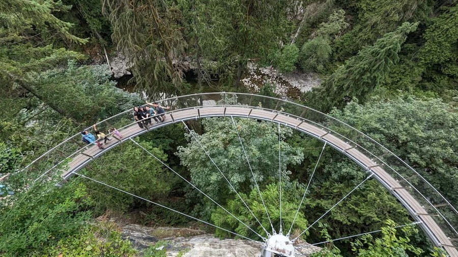PrivateTour Capilano Br+Granville Islan+Hatchery+Lynn Canyon - Capilano Suspension Bridge plus Treetops and Cliffwalk