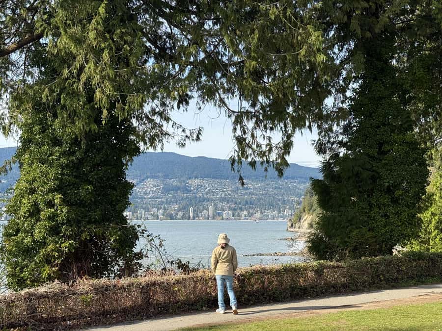 Stanley Park CarTour:SmallGroup/Comfort&CheaperThan BikeTour - The route, in order, from Rose Garden to the Seawall