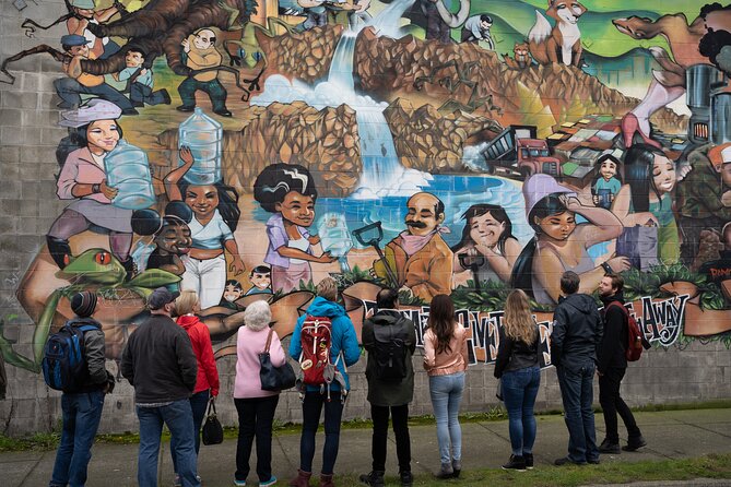 Street Art and Craft Beer 2 in 1 Walking Tour Vancouver - Beaumont Studios, getting the behind-the-scenes moment with a can in hand