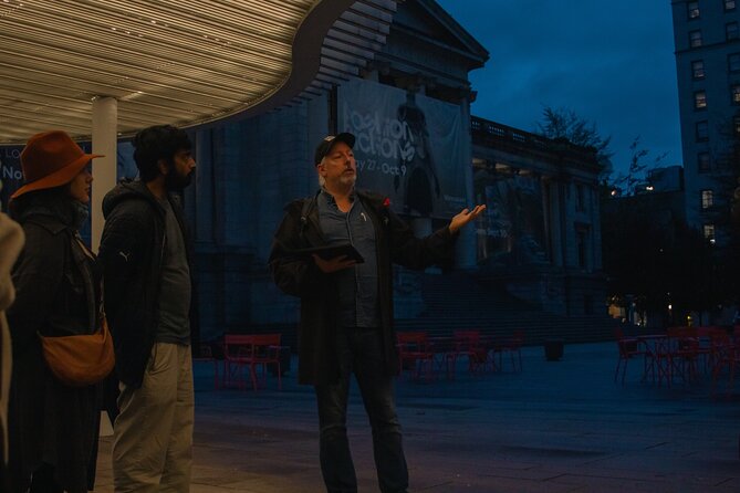 The Haunting of Vancouver Film Tour - Meet Ryan and Alex, your actor guide with the tablet