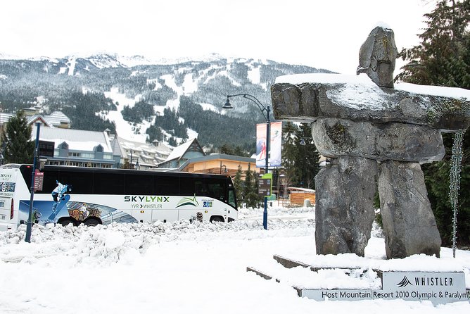 Vancouver Airport to-or-from Whistler or Squamish by Bus (Single trip) - Comfort and on-board tools: Wi-Fi, restroom, and handling luggage