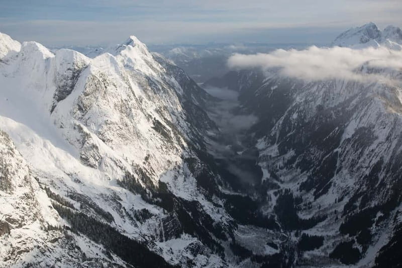 Vancouver: BC Backcountry Helicopter Tour - What You Will See: Steep Ranges, Misty Forests, Alpine Lakes