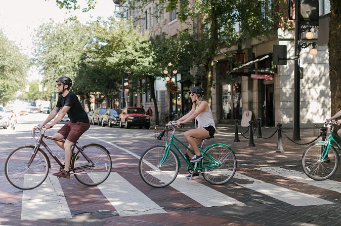 Vancouver Bike or Ebike Rental - Self Guided Map provided - Stop 3: Gastown, oldest neighborhood energy at bike speed
