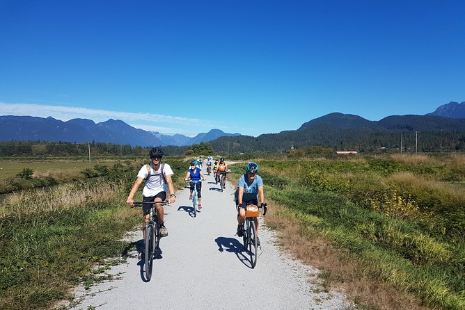 Vancouver Biking and Hiking Tour including Lunch - Getting to the trails: the Lions Gate Bridge start