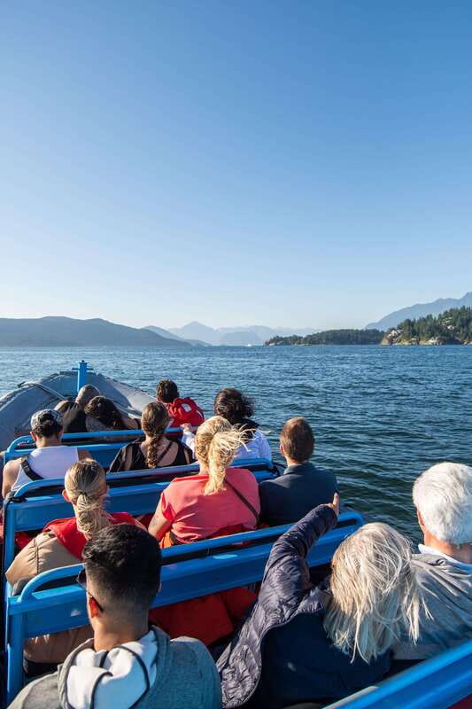 Vancouver: Boat to Bowen Island on UNESCO Howe Sound Fjord - Small Zodiacs and the local captain who makes it fun
