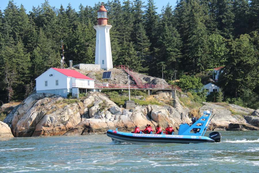 Vancouver: City and Seal Boat Tour - Getting suited up at Granville Island Boatlift Ln