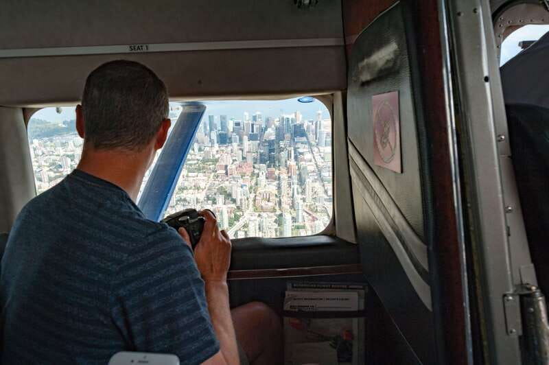 Vancouver: Extended Scenic Panorama Seaplane Tour - BC Place and Science World: The Stadium Flyover Moment