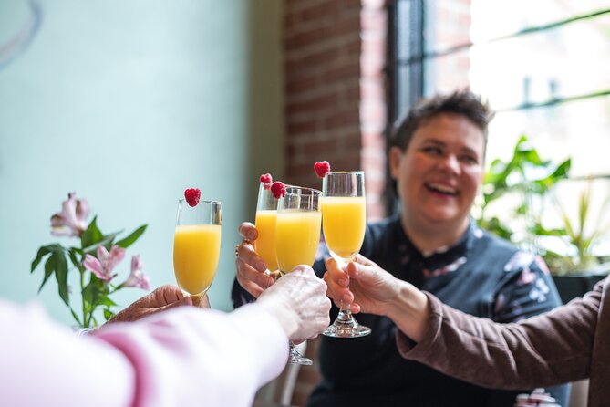 Vancouver Gastown Breakfast Tour with Mimosa and Local Eats - Steam Clock Photos, Maple Tree Square Stops, Then Back to Brunch Energy