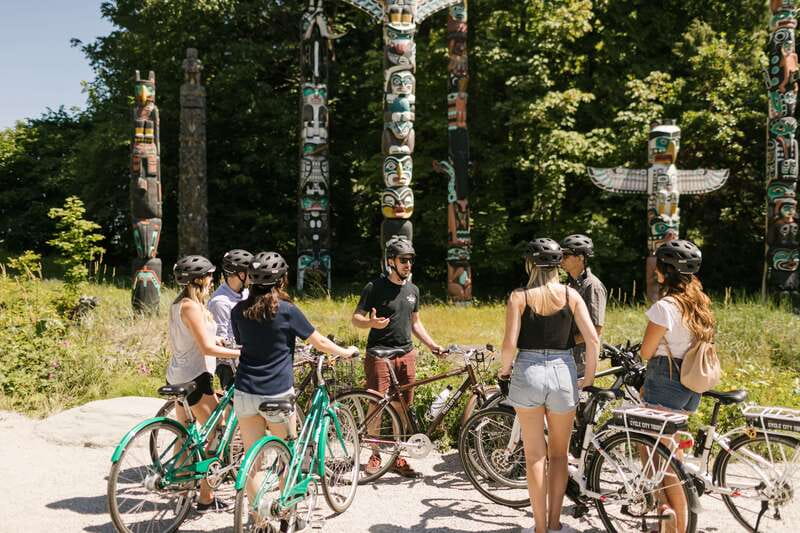Vancouver: Guided Bike Tour - Getting started at 648 Hornby Street: helmets, bike fit, and weather gear