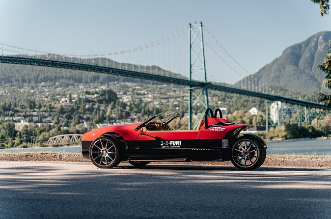 Vancouver Signature Highlights Open Air Roadster Tour - Burrard Bridge, Granville Island, and That City-to-Market Shift