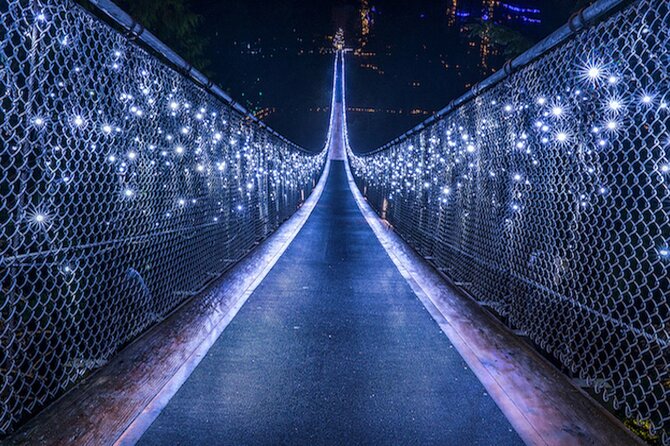 Vancouver Small Group Night Tour w/Capilano + Grouse Mtn Dinner - Gastown and Chinatown at night: classic Vancouver details in one loop