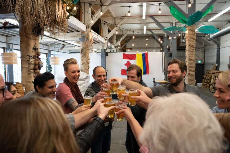 Vancouver: Street Art & Craft Beer Walking Tour with Tasting - Starting at Olympic Village Square, Find the Giant Bird Statue