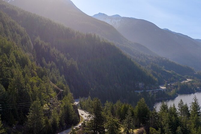 Vancouver to Whistler Private Self Guided Audio Tour - Shannon Falls Provincial Park, 335 meters of waterfall drama with a short walk