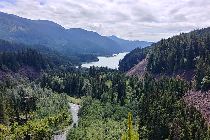 Vancouver to Whistler Private Tour - Shannon Falls: a short hike to a big 335-metre drop