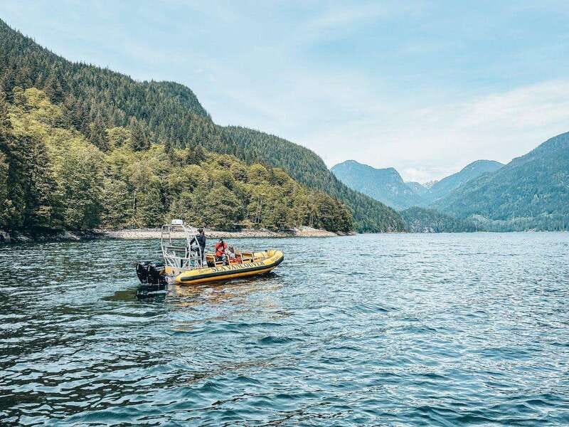 Vancouver: Waterfront Sightseeing Tour - City and Waterfall - Indian Arm and the Second Narrows Rail Bridge: the scale hits late in the ride