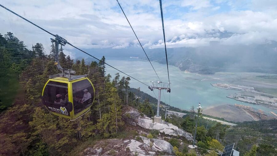 Whistler, Sea to Sky Gondola, Shannon Fall & Green Lake Tour - Sea to Sky Gondola: Treetops, Sky Pilot Suspension Bridge, and Big Views