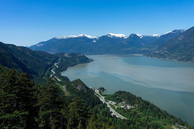 Whistler Tour with Shannon Falls and Sea to Sky Gondola - Vancouver pickup, Stanley Park, and Lions Gate Bridge views